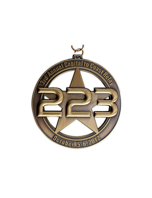 2-1/2" Zinc Cast Medal