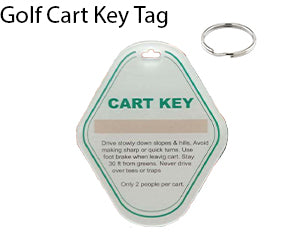Golf Cart Key Tag | #5025L