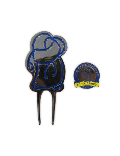Die-Cast Magnetic Metal Divot Tools with Ball Marker - #3006 - JLC Golf Shop