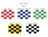 Checkered Golf Flag Embroidery on front - #6213T1 - JLC Golf Shop