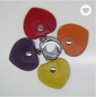 Leather heart shaped keychain - #LK134 - JLC Golf Shop