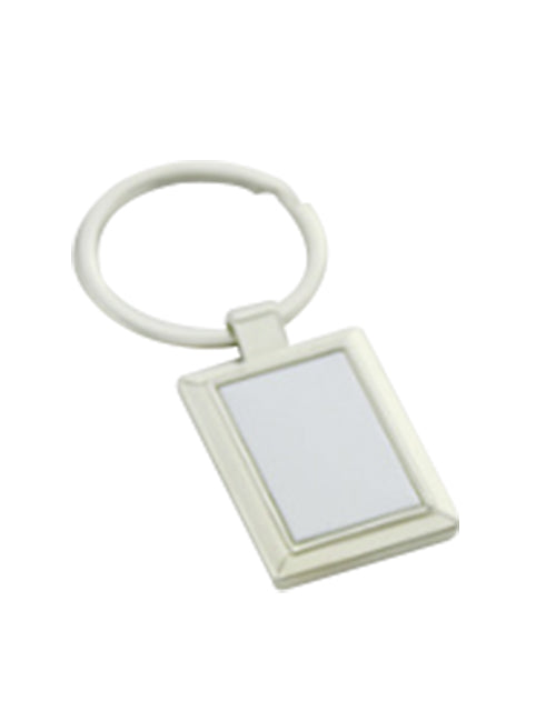 Metal rectangle shaped keychain | #MK145