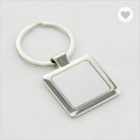 Metal square shaped keychain | #MK147