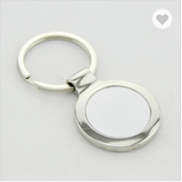 Metal round shaped keychain | #MK153