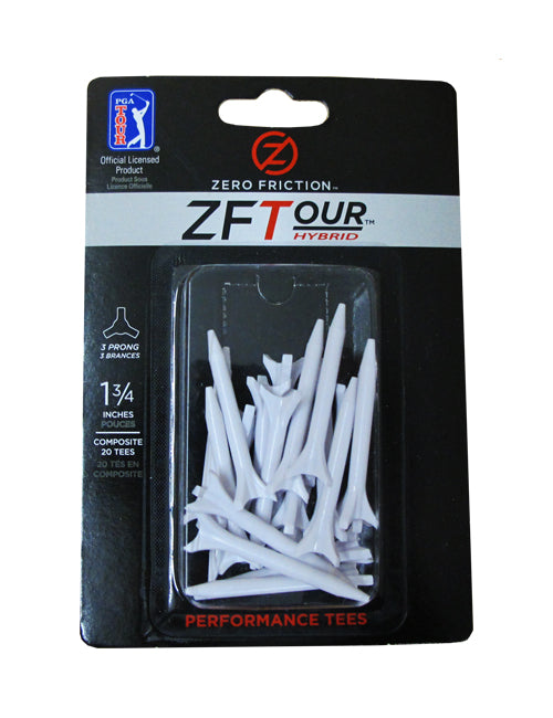 ZeroFriction Golf Tee, 3 Prong, 1 3/4", 20/pack | #ZPB134