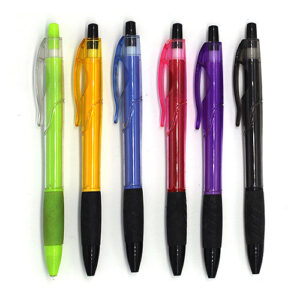 Custom Plastic Ball Pen with Big Clip - #605RY14 - JLC Golf Shop