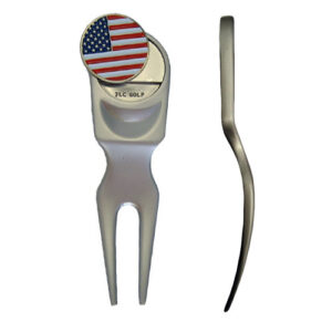 Magnetic Divot Tool with Custom Marker (Style C) - #3004C - JLC Golf Shop