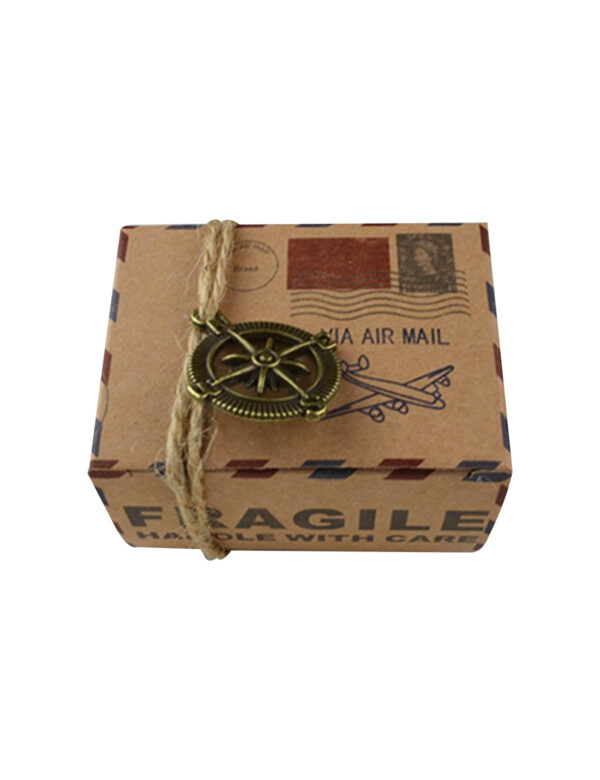 Air Mail Compass Box with 8 Golf Tees - #711 - JLC Golf Shop