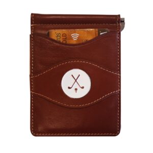 Leather Money Clip Captain - #5027 - JLC Golf Shop